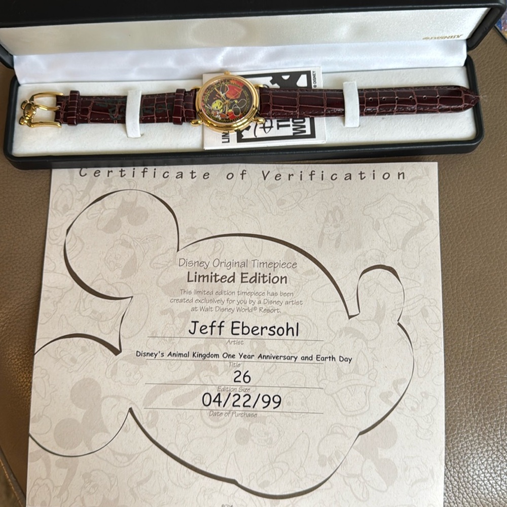 Disney limited Edition Time piece watch